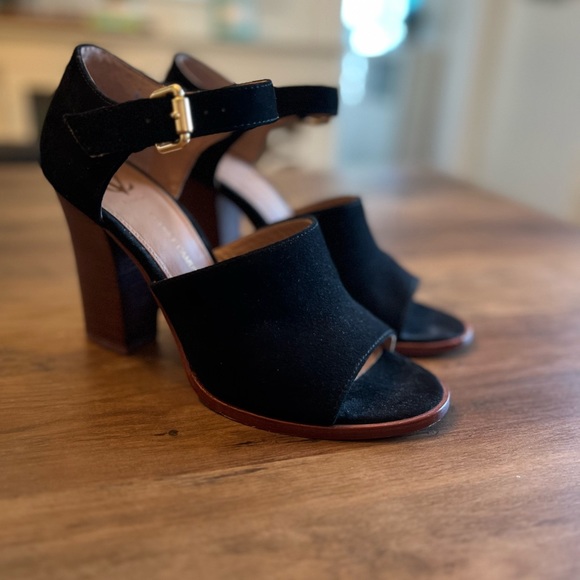 Vince suede heeled sandals - Picture 2 of 4